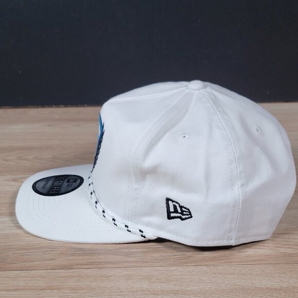 Miami Marlins New Era Hat Cap Snapback White Blue Rope Golfer Tee One Size - Picture 3 of 10